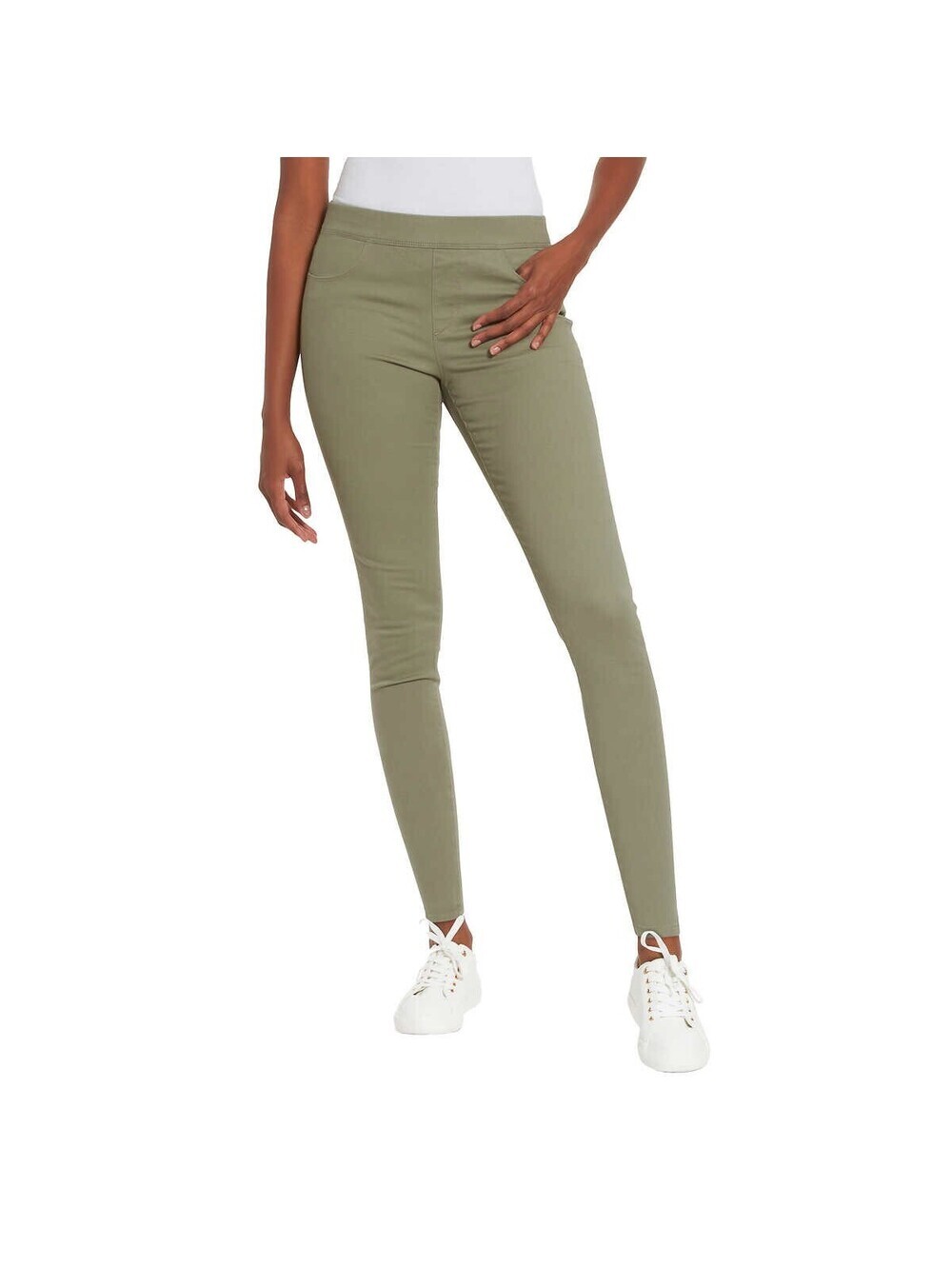 Gloria Vanderbilt Womens Pull On Crop Pants Size 14